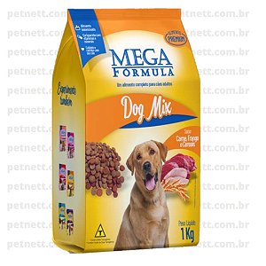 RACAO PARA CÃES ADULTO CARNE, FRANGO E CEREAIS 1 KG